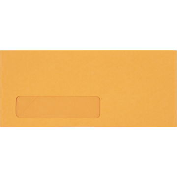 #10 Window Envelopes (4 1/8 x 9 1/2) - Brown Kraft 24lb
