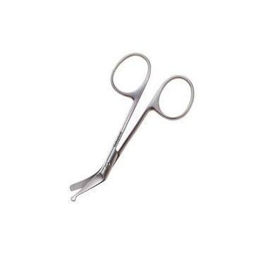 Ostomy Scissors Coloplast Finger Ring Handle Curved Blunt Tip / Blunt Tip