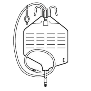 Hollister Urinary Drain Bag with Anti-Reflux Valve, 2000 mL