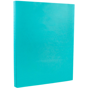 8 1/2 x 11 Cardstock - Sea Blue 65lb