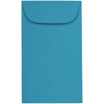 #3 Coin Envelopes (2 1/2 x 4 1/4) - Pool Blue 32lb