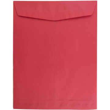 10 x 13 Open End Envelopes - Red 24lb
