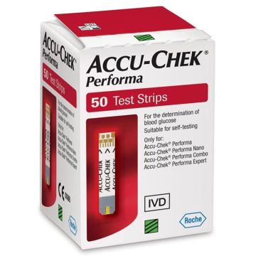 Accu-Chek Performa Blood Glucose Test Strips 50 Count