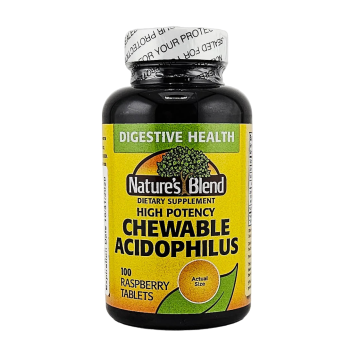 Acidophilus 100 Chewable Tablets by Natures Blend
