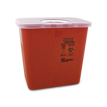Biohazard 2 Gallon Sharps Container by Sharpsafety