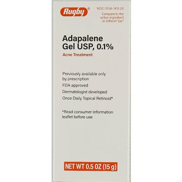 Adapalene Acne Gel, 0.5 oz by Rugby