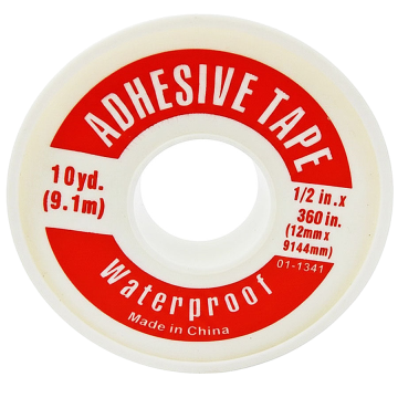 Adhesive Medical Tape 1/2" x 10 Yards, Waterproof by Leader