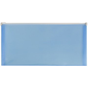 #10 Business Plastic Envelopes with Zip Closure - Blue
