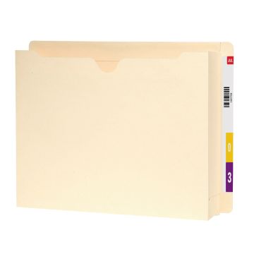 Expanding End Tab File Jackets, Straight-Cut Tab, 2 inch Expansion