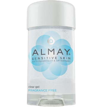 Almay Sensitive Skin Clear Gel Anti-Perspirant & Deodorant Fragrance Free 2.25 oz