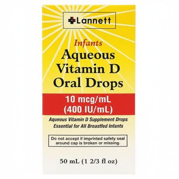Aqueous Vitamin D Infant Oral Drops 50 mL by Lannett