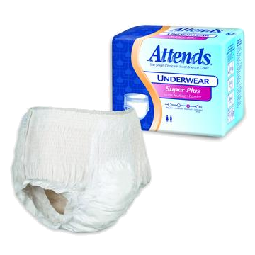 Absorbent Underwear Pull On - Package - Package of 20, Moderate Absorbency, Medium, (34-44 Inch Waist / Hip)