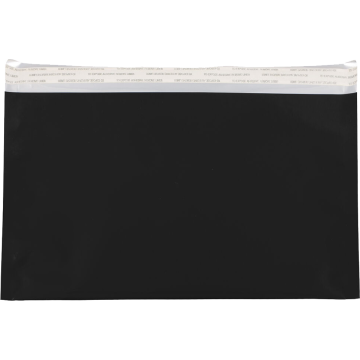 6 1/8 x 9 1/2 Booklet Envelopes with Peel & Seal - Black Foil 32lb
