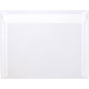9 1/2 x 12 5/8 Booklet Envelopes - Clear Translucent 30lb