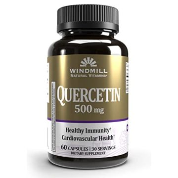 WINDMILL Supplements & Health - Quercetin 500mg, 60 Capsules