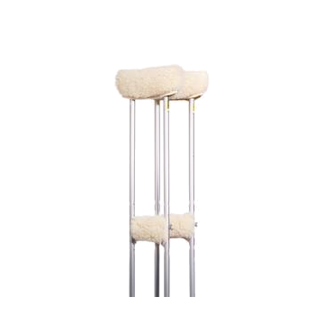 Essential Medical Supply Sheepette Crutch Cover Set