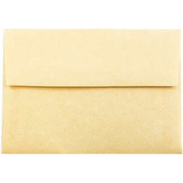 A1 Invitation Envelopes (3 5/8 x 5 1/8) - Antique Gold Parchment 24lb