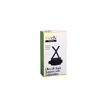 Ultra Lift Back Supports with Suspenders by Body Sport - X-Small, 26 inch €“ 34 inch