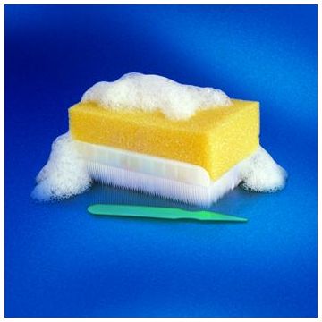 Scrub Brush E-Z Scrub Polyethylene Green - Each - Preoperative Surgical Scrub Brushes