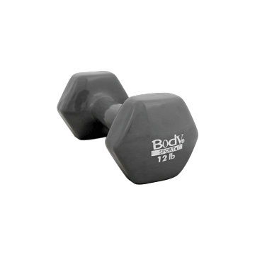 Body Sport Vinyl Dumbbell, 12 Lbs