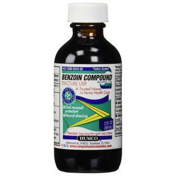 Benzoin Compound Tincture Topical Antiseptic 2 oz