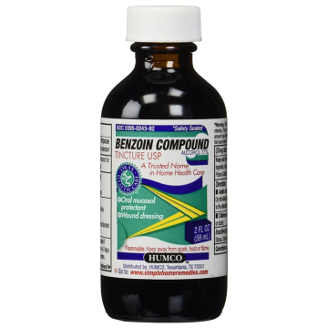 Benzoin Compound Tincture Topical Antiseptic 2 oz