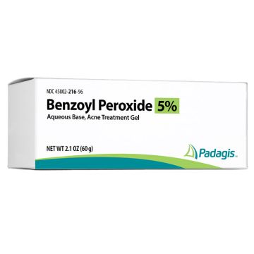Benzoyl Peroxide 5% Aqueous Base, Acne Treatment Gel
