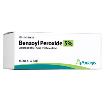 Benzoyl Peroxide 5% Aqueous Base, Acne Treatment Gel
