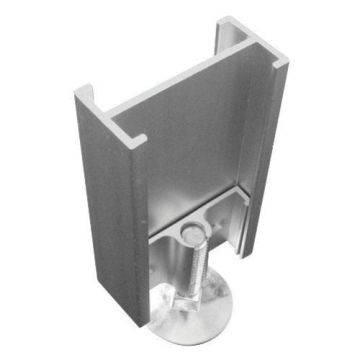 Best-Rite Standard Modular Panel Connector - 2 Way Straight with Leg