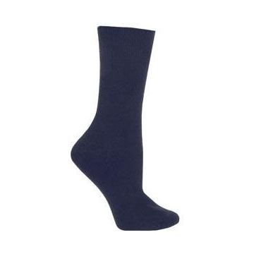 SensiFoot™ Crew-High Diabetic Socks Small Navy 6" to 8" Men's, 7" to 9" Women's - Pair