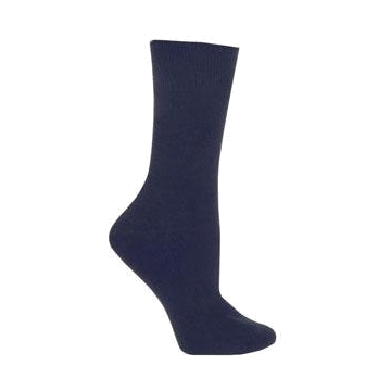 SensiFoot™ Crew-High Diabetic Socks Small Navy 6" to 8" Men's, 7" to 9" Women's - Pair