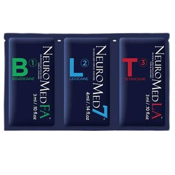 BLT Numbing Cream Topical Analgesic with Lidocaine, Benzocaine, Tetracaine 10 gram x 25/Box
