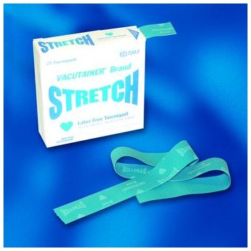 Vacutainer® Stretch Latex-Free Tourniquet 18" x 1" - Box of 25
