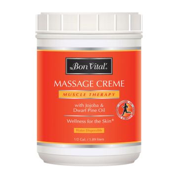 Bon Vital Muscle Therapy Massage Creme - 1/2 Gallon.
