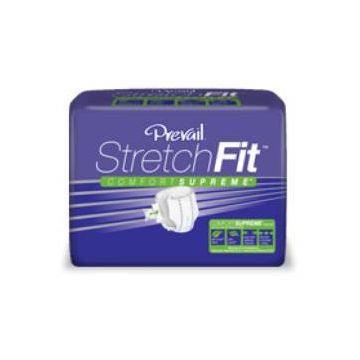 Prevail Incontinent Brief Tab Closure Heavy Absorbency by First Quality - Case of 96