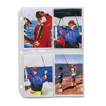 C-Line 3 1/2" x 5" Clear Polypropylene Photo Holders 50pk - CLI-52584 - Clearance Sale