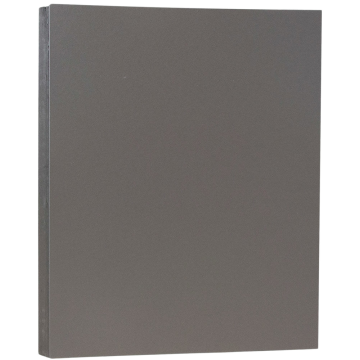 8 1/2 x 11 Cardstock - Dark Smoke Gray 100lb