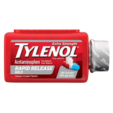 TYLENOL Pain Relief - Acetaminophen 500mg, 290 Rapid Release Gelcaps