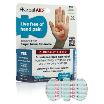 CARPAL AID Pain Relief - 6 Large Patches
