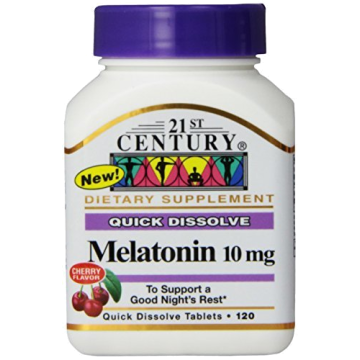21ST CENTURY Sleep Treatment - Melatonin 10mg, 120 Quick Dissolve Tablets (Pack of 3)