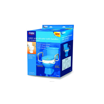 Apex Riser Toilet Seat With Arms by Carex