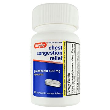 Chest Congestion Relief 60 Tablets by Rugby