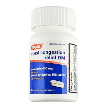 Chest Congestion Relief DM, 60 Tablets by Rugby