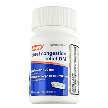 Chest Congestion Relief DM, 60 Tablets by Rugby
