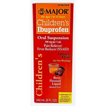 Ibuprofen (Children's) 8 Fl oz (Berry Flavor) by Major