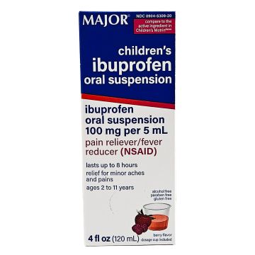 Children's Ibuprofen 4 fl oz (Berry Flavor) by Major