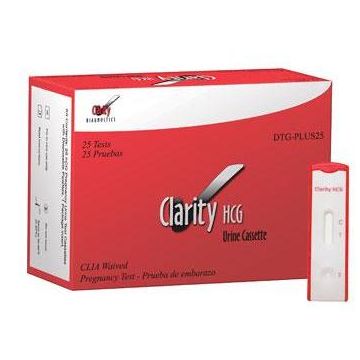 Clarity HCG Urine Cassette Pregnancy Test