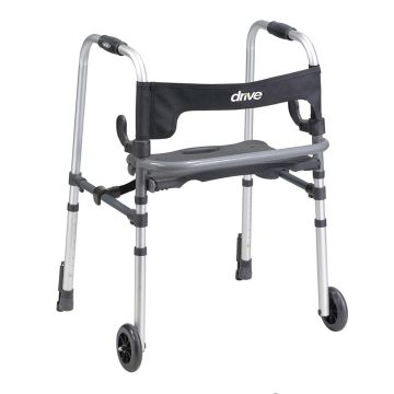 Clever-Lite LS Aluminum Dual Release Folding Walker