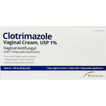 Vaginal Antifungal Cream (7 Applicators) by H2 Pharma