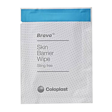 Brava Skin Barrier Wipes, Sting-Free Silicone-Based by Coloplast